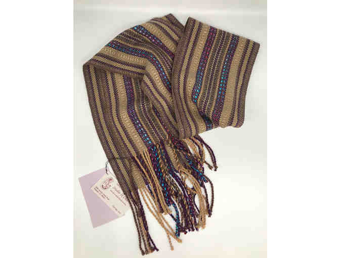 Beautiful Hand-woven Scarf by Carolyn Jones-Studio Ix Chel