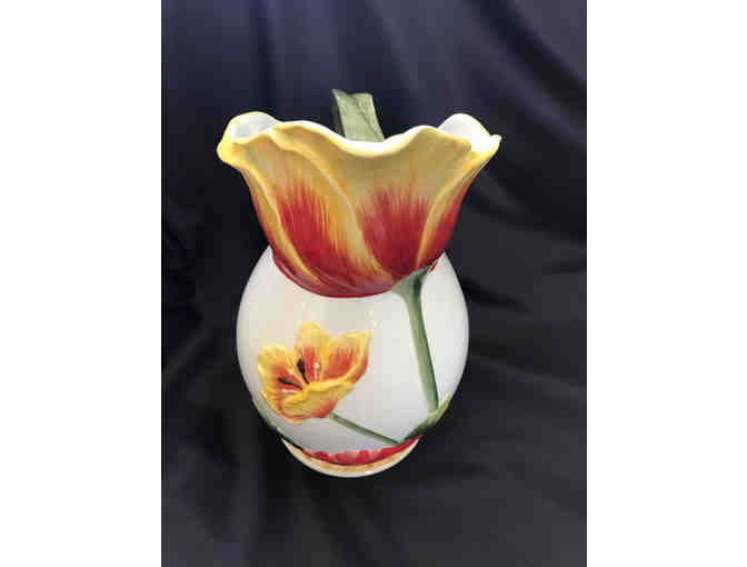 Flower Pitcher with Sugar Bowl