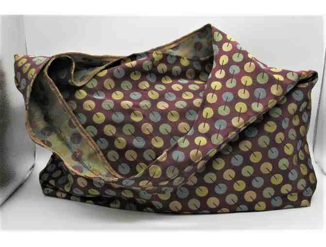 Brown Retro Fabric Schlepping Bag