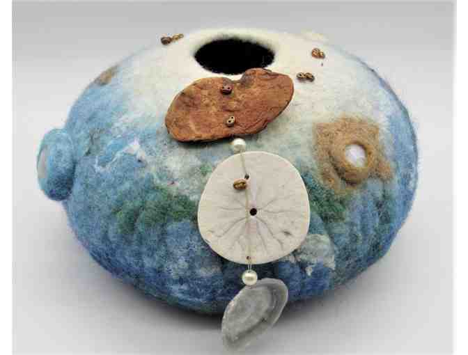 Wet-Felted Humboldt Bay Bowl