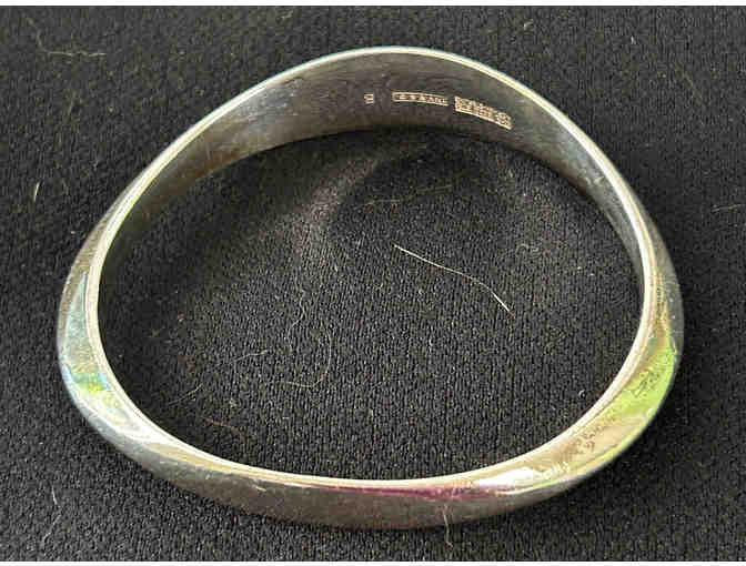 Vintage Bjorn Sigurd Ostern David Andersen Norway Sterling Silver Bangle Bracelet