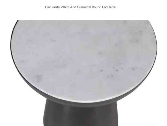 Circularity 21-inch Round End Table from Living Styles