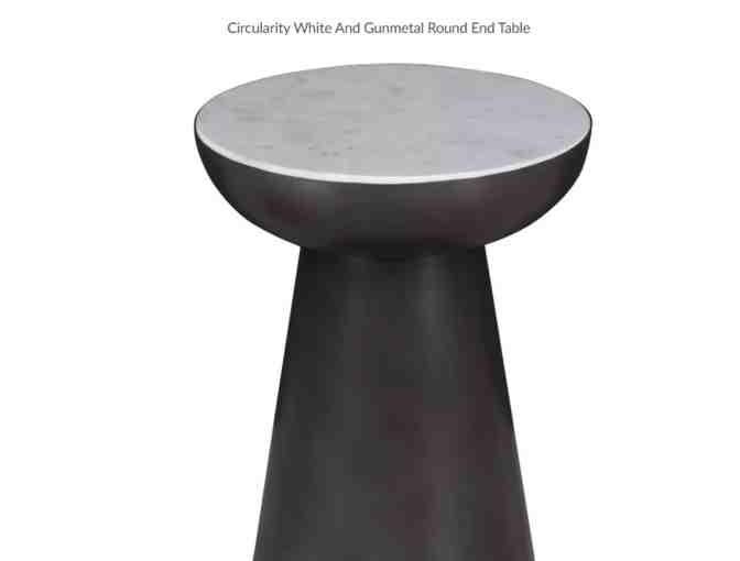 Circularity 21-inch Round End Table from Living Styles