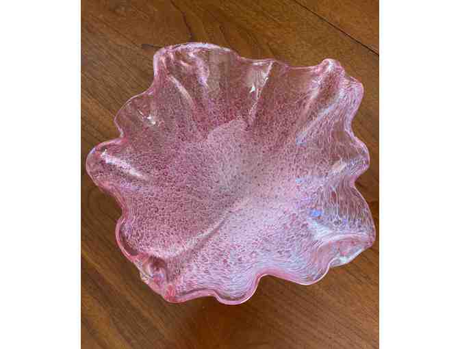 Pink Murano-style Bowl