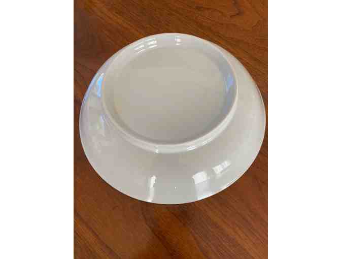 Japanese Arita Blue Iris Serving Plate