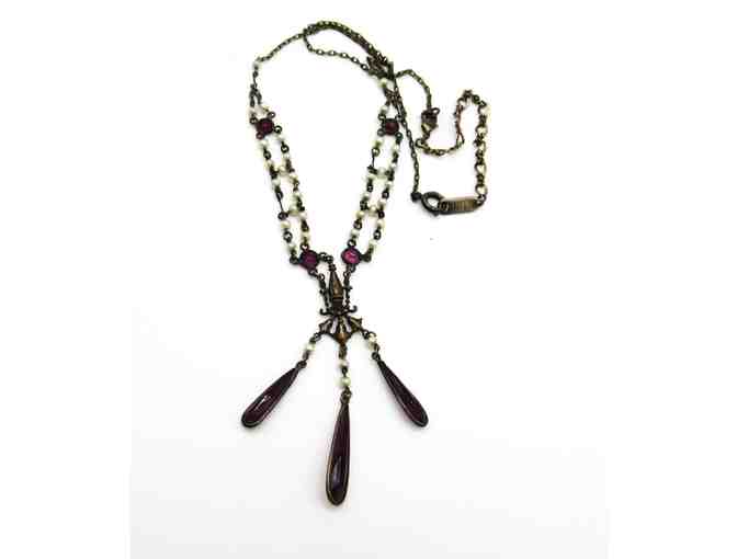 Holly Yashi Necklace with Amethyst Adornments