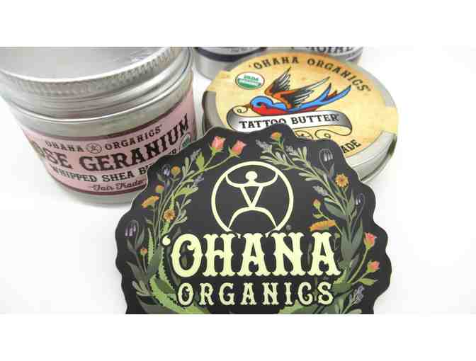 Ohana Organics Facial Skin Care Gift Bag Plus Tattoo Butter & Shea Butter