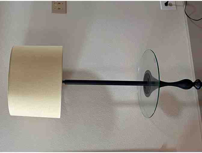 Floor Lamp with Glass Tray-Table from Living Styles