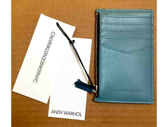 Andy Warhol - Calvin Klein Zipped Card Holder: Flag Image