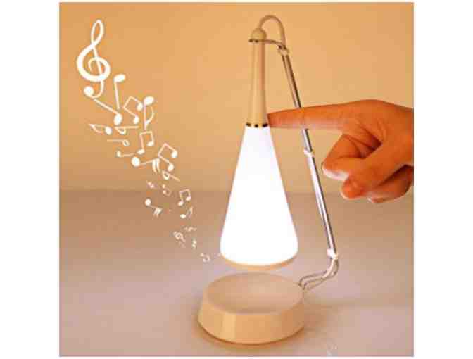 Touch-Sensitive LED Desk Lamp with Mini Speaker