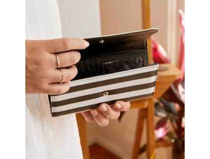 Slim Striped Wallet by Kut from the Kloth