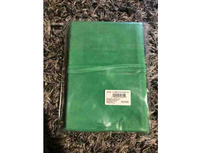 Green Suede Journal