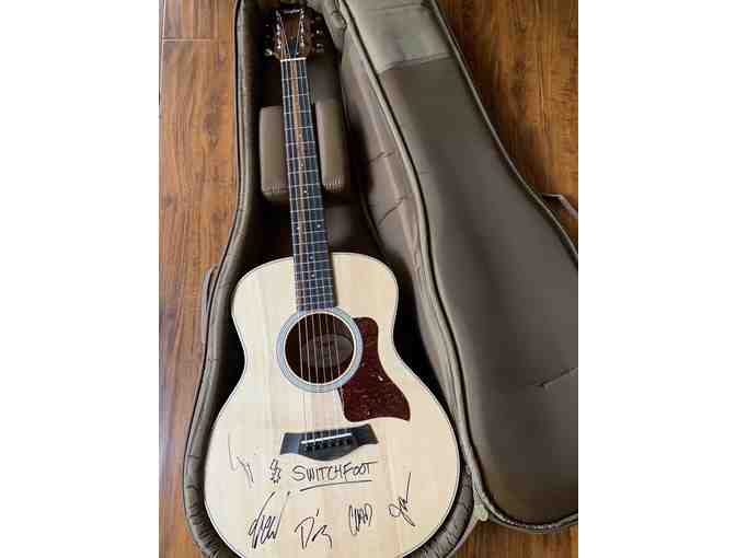 Switchfoot signed guitar and gift bag