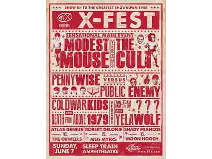 Exclusive 91X Package: Modest Mouse, Autographed Drumhead, Studio Tour!