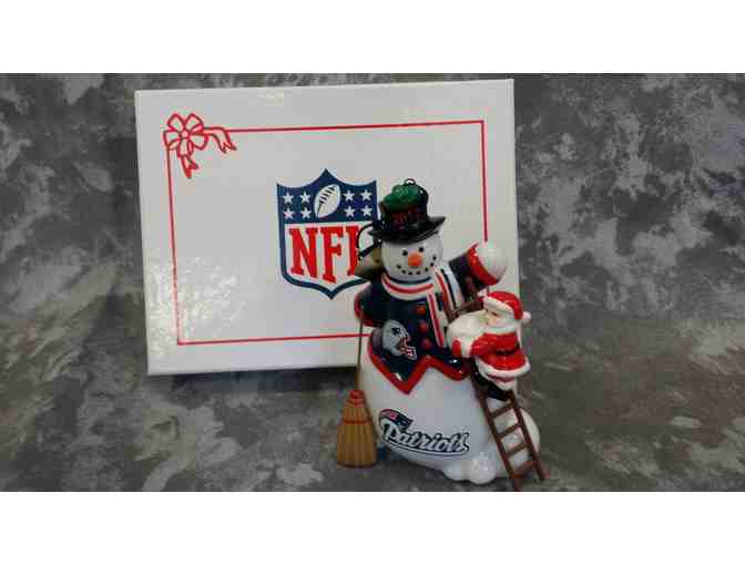 4 Limited Edition Danbury Mint New England Patriots Ornaments