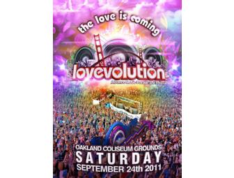 LovEvolution @ Oakland Coliseum Sept. 24 - 2 VIP tickets