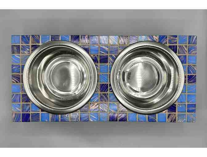 Hungry Hounds Elevated Dog Bowls - 4 1/2' tall