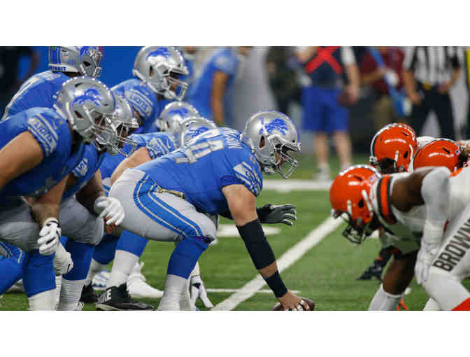 Two Tickets: Detroit Lions vs. New York Giants Lower Sideline