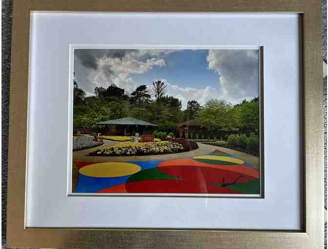 Framed & Matted Photograph of Dow Garden's Children's Garden