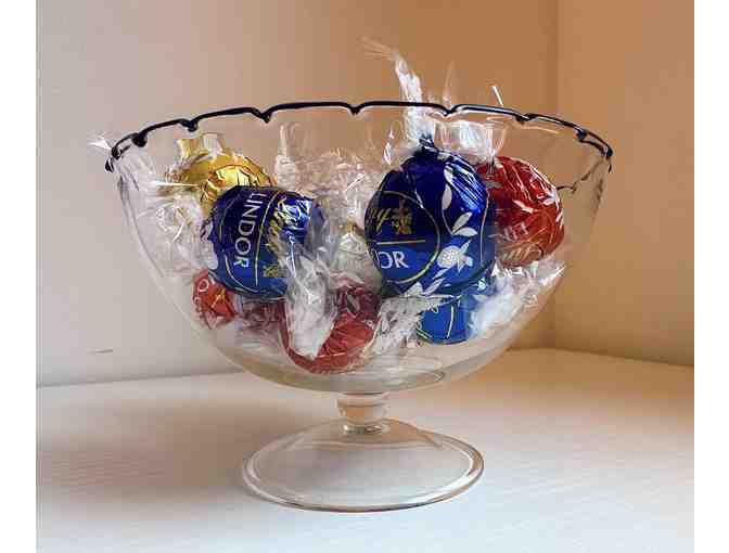 Handblown Glass Candy Dish (Chocolate Included!)