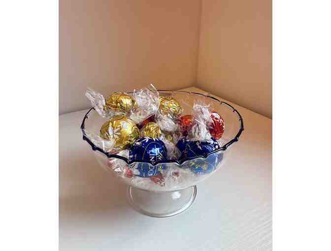Handblown Glass Candy Dish (Chocolate Included!) - Photo 1