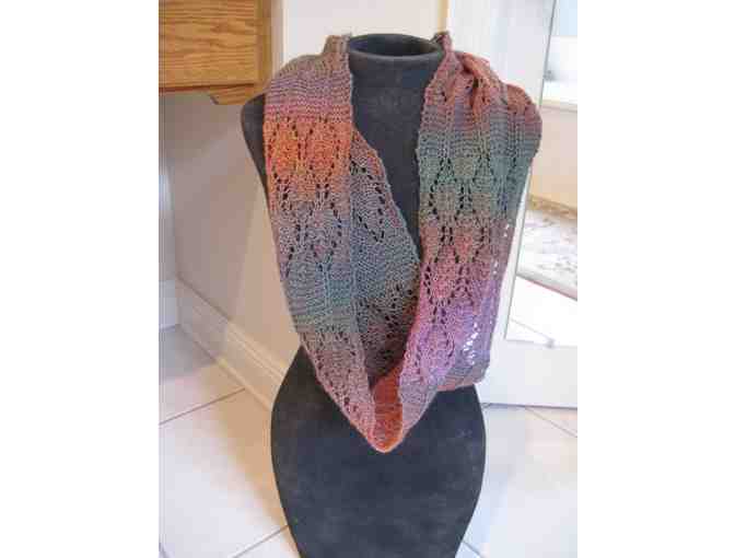 Hand-knitted Infinity Scarf