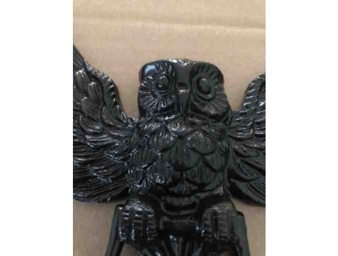 Solid Iron Owl Door Knocker