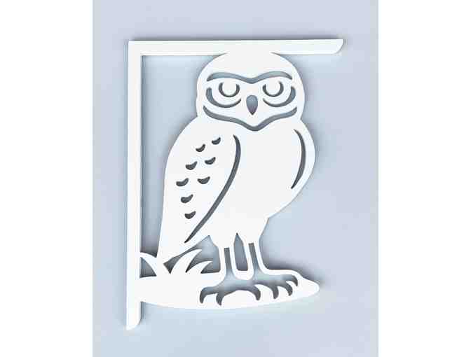 Burrowing Owl Decorative Mailbox Bracket