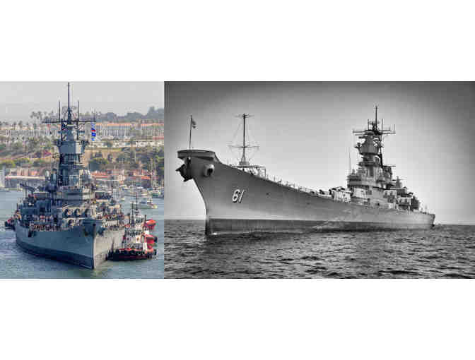 4 Tickets for the Battleship Iowa Tour at the Port of Los Angeles