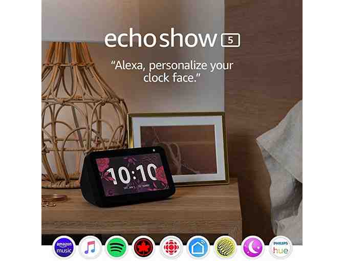 Echo Show 5 - Compact smart display with Alexa - Charcoal