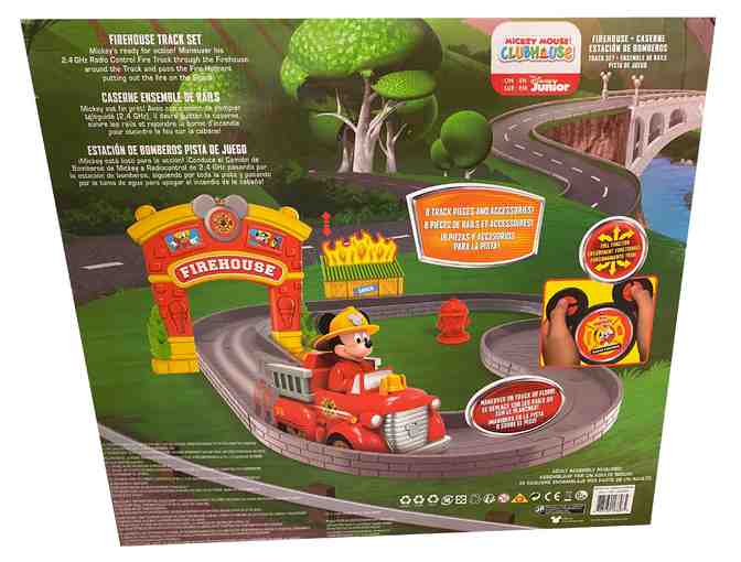 mickey firehouse track set