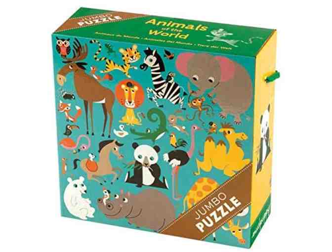 Tag Along Toys Gift Basket and Mudpuppy Jumbo Puzzle