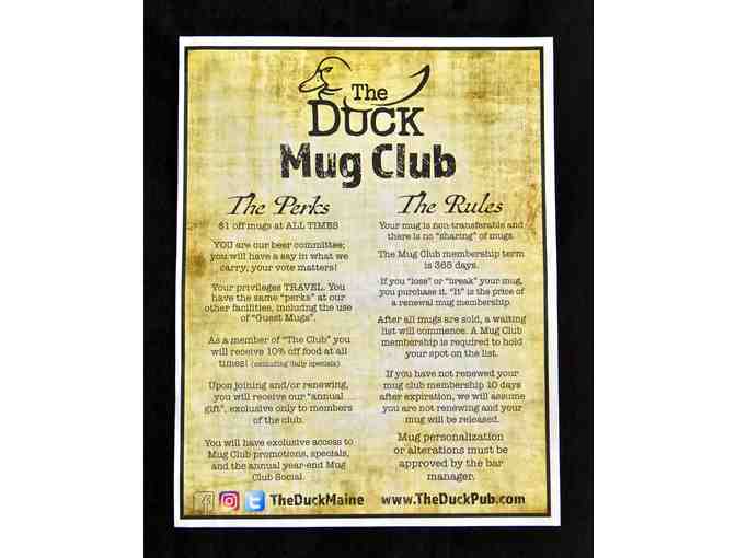 The Duck Mug Club membership - 365 days