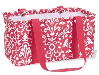 Thirty-One Short Utility Bin, Mini Zipper Pouch, Timeless Wristlet & Medium Utility Tote