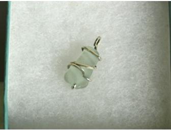 Beach glass pendant