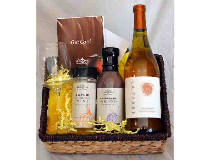 A Gift Basket, Gift Card and Spices from The Melting Pot Restaurant