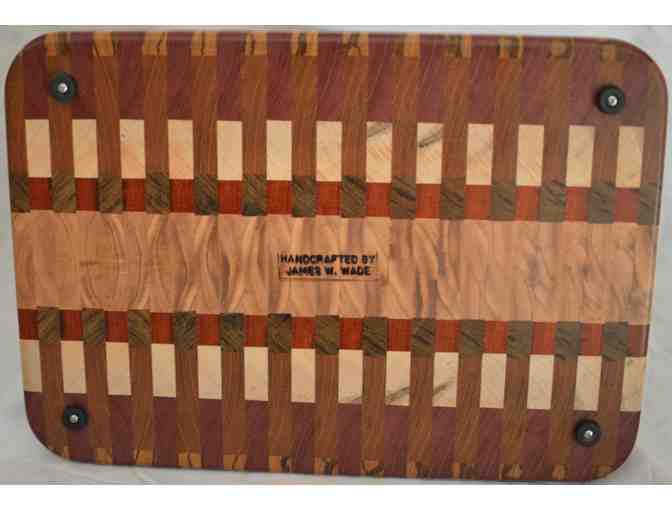 Custom End-Grain Exotic Wood Cutting Board