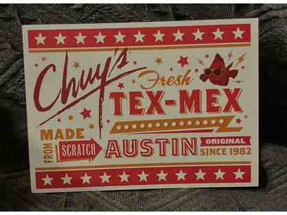 Chuy's Gift Certificate (2x Dinners for 2)