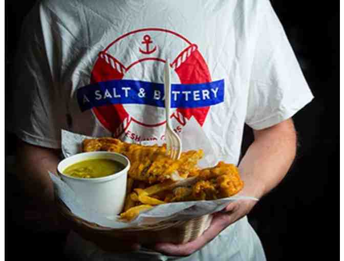 A Salt & Battery: Fish & Chips for 2 plus 2 Soft Drinks