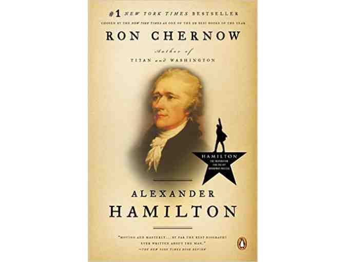 'Hamilton' by Ron Chernow!  The Inspiration for the Hit Broadway Musical!  Autographed!