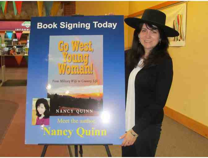 Nancy Quinn's first book! 'Go West, Young Woman! From Military Wife to Country Life'