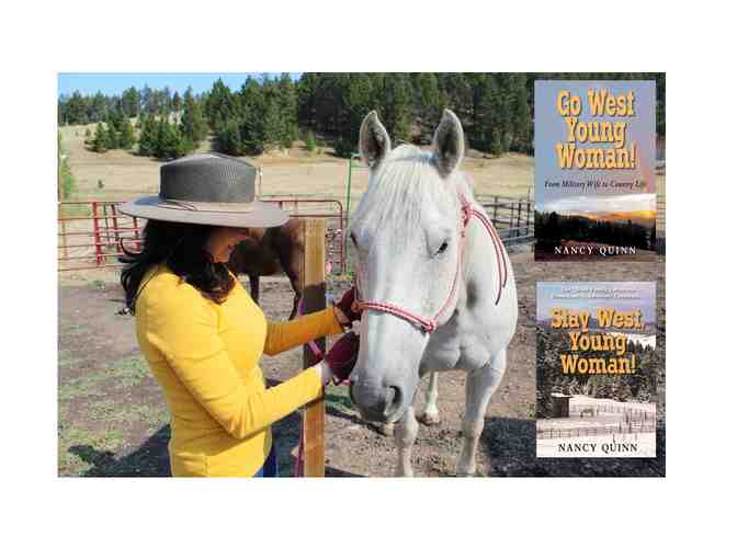 Nancy Quinn's first book! 'Go West, Young Woman! From Military Wife to Country Life'