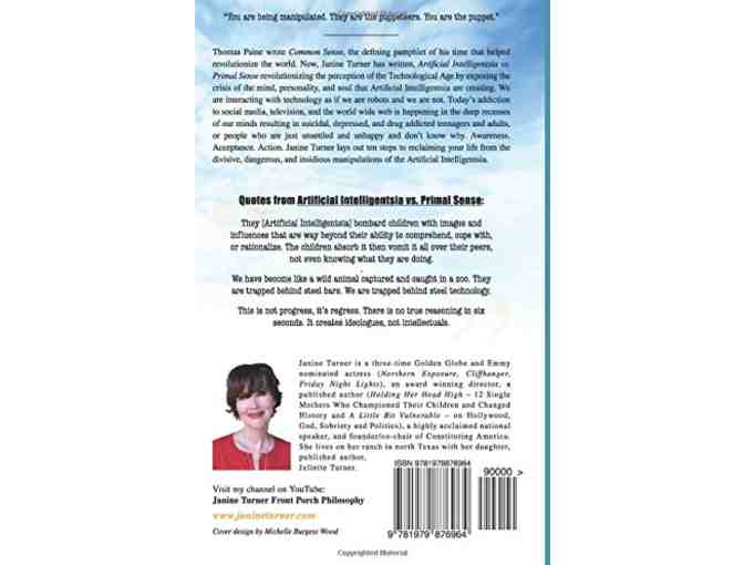 Janine Turner's book: 'Artificial Intelligentsia versus Primal Sense'