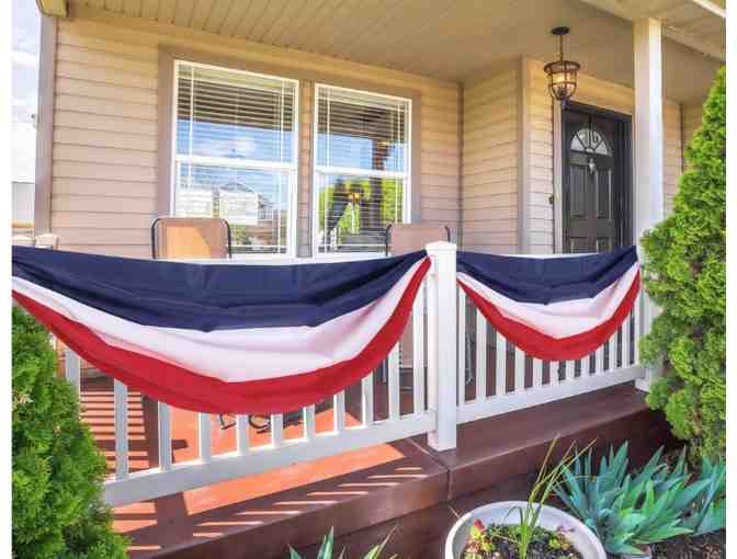 Red, White and Blue Bunting Flags