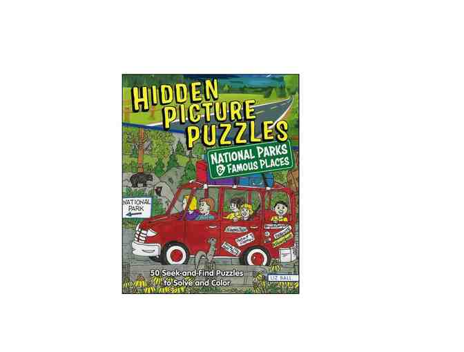 HIDDEN PICTURE PUZZLES - National Parks & Famous Places by Liz Ball