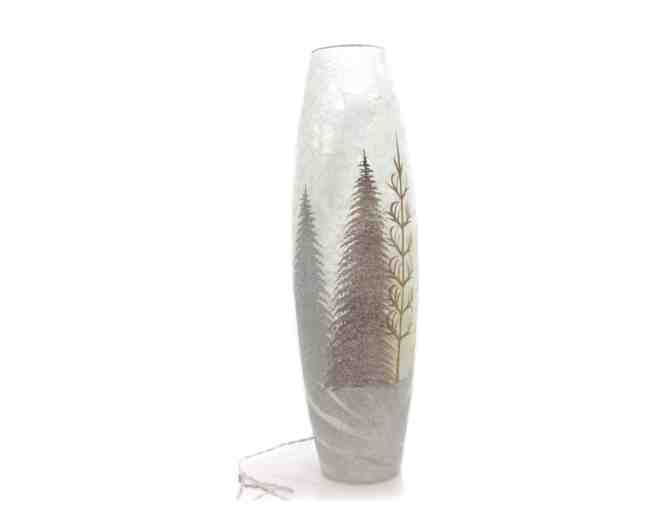 Set of 4 Winter Wonderland Lighted Vases