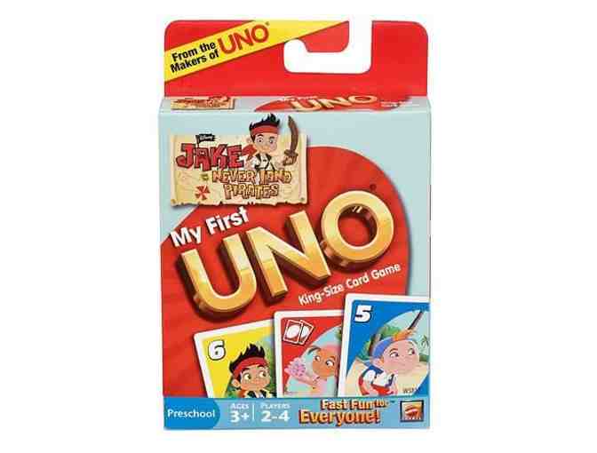 UNO MOO & MY 1ST UNO DISNEY JAKE AND THE NEVER LAND PIRATES