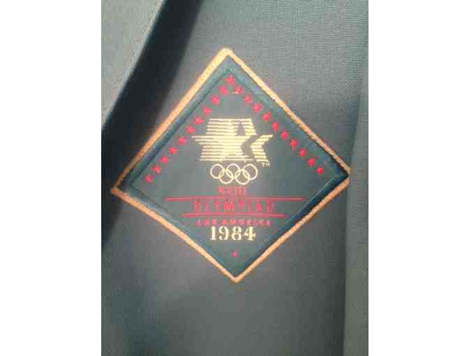 1984 OLYMPIC LEVIS L.A. USA BLUE OFFICIAL'S STAFF UNIFORM JACKET