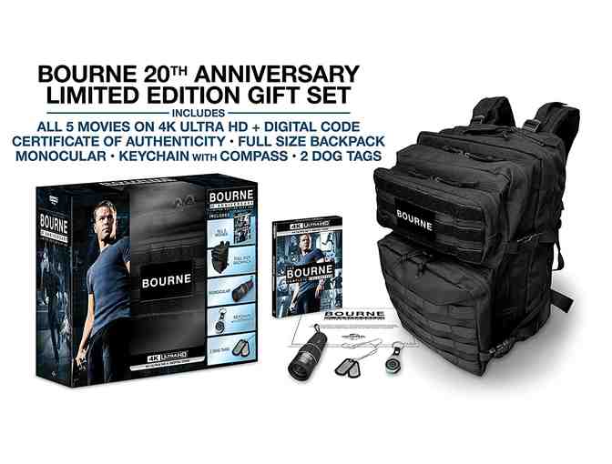 THE BOURNE COMPLETE COLLECTION - 20TH ANNIVERSARY LIMITED EDITION (4K Ultra HD + Digital)