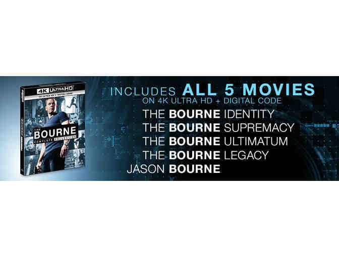 THE BOURNE COMPLETE COLLECTION - 20TH ANNIVERSARY LIMITED EDITION (4K Ultra HD + Digital)